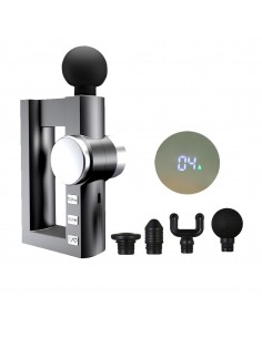 Cenocco Pistolet de massage chauffant portable Gris