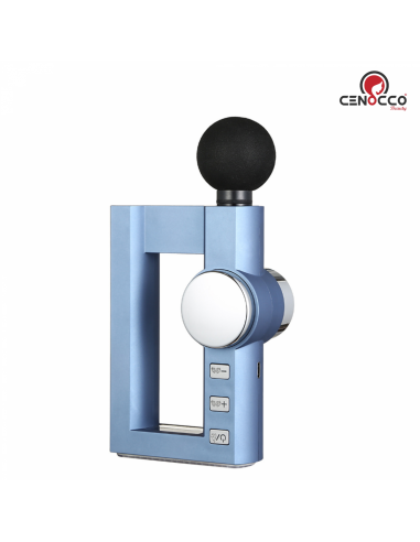 Cenocco Pistolet de massage chauffant portable Bleu