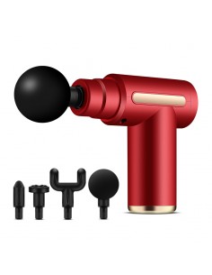 Cenocco Mini pistolet de massage Rouge
