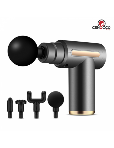 Cenocco Mini pistolet de massage Gris