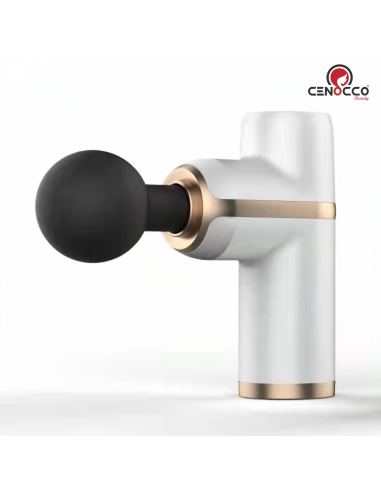 Cenocco Mini pistolet de massage portable Blanc