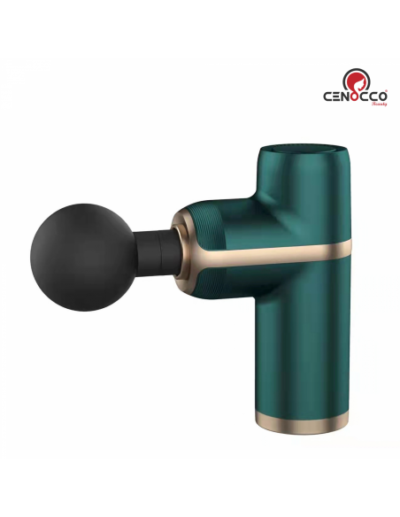 Cenocco Mini pistolet de massage portable Vert