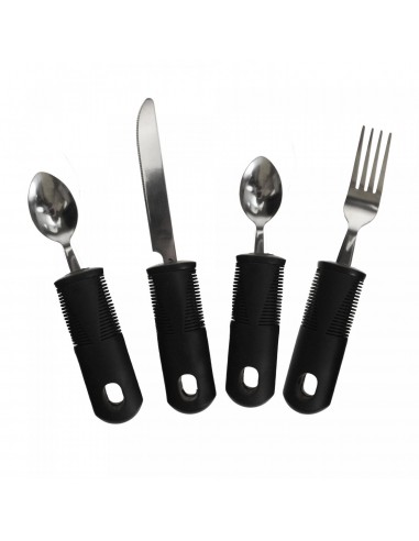 Wellys GI-041880  Ensemble de couverts senior 4 pièces Comfort Grips