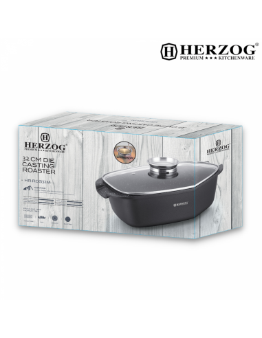 Rôtissoire en fonte Herzog 32cm