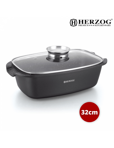 Rôtissoire en fonte Herzog 32cm