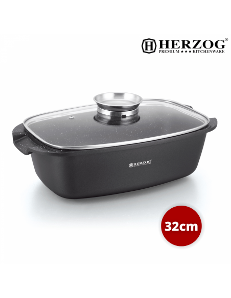 Rôtissoire en fonte Herzog 32cm