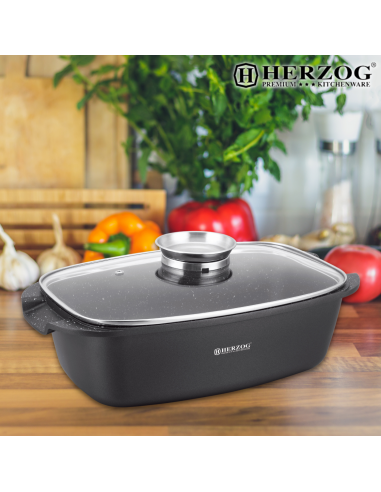 Rôtissoire en fonte Herzog 32cm