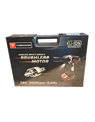 Widmann Clé à chocs 36v 4 Ah avec 2 batteries