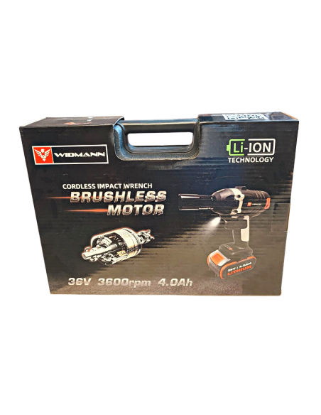 Widmann Clé à chocs 36v 4 Ah avec 2 batteries