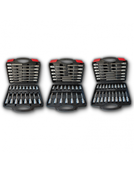 Widmann Jeux de douilles à embouts 1/2? 88 pièces Spline Hexagone interne T-Star