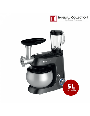 Imperial Collection Robot de cuisine professionnel 4 en 1 Noire