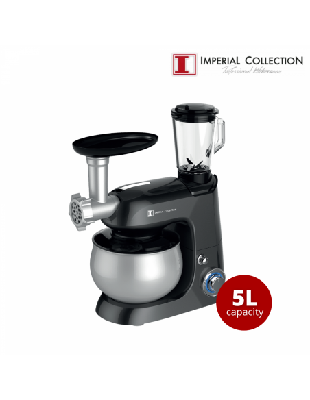 Imperial Collection Robot de cuisine professionnel 4 en 1 Noire