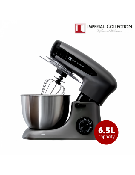 Batteur sur socle multifonctionnel 4en1 à tête inclinable de la collection Imperial Gris