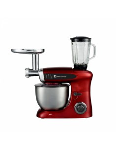 Imperial Collection Batteur Sur Socle Multifonctionnel Mélangeur Hachoir À Viande Rouge
