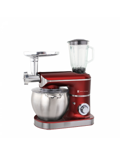 Imperial Collection Batteur sur socle et moulin à café multifonctions Rouge