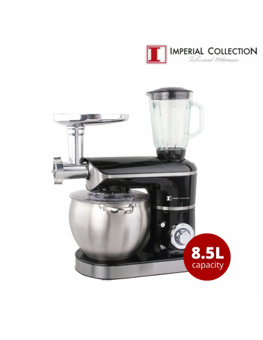 Imperial Collection Batteur sur socle et moulin à café multifonctions Rouge