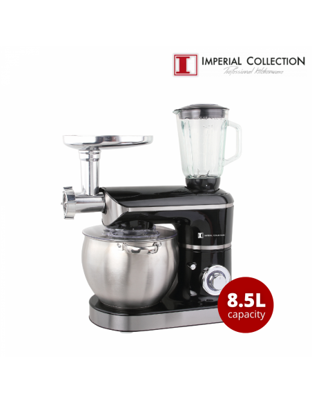 Imperial Collection Batteur sur socle et moulin à café multifonctions Rouge