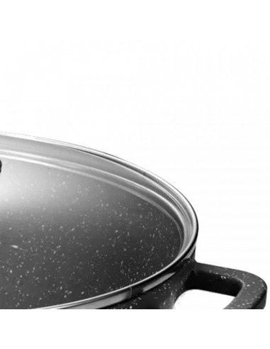 Cheffinger 6 Pièces XXL Marmite À Induction En Fonte D'aluminium Avec Porte-casserole