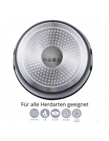 Cheffinger CF-RGC01 Casserole En Marbre 6 Pièces Or Rose