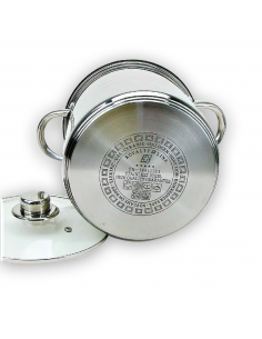 Royalty Line RL-SP8 Ensemble De 8 Casseroles Profondes En Acier Inoxydable 2