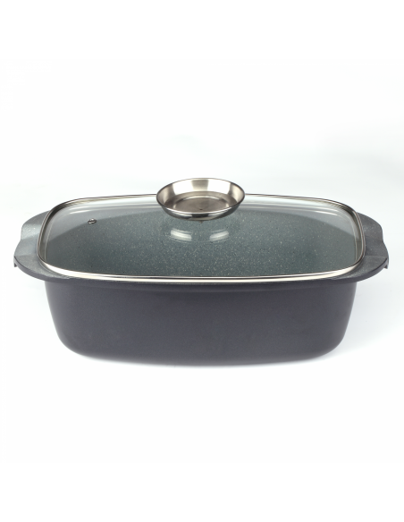 Royalty Line RL-ACR32M  Casserole À Rôtir De 32 Cm À Revêtement En Marbre
