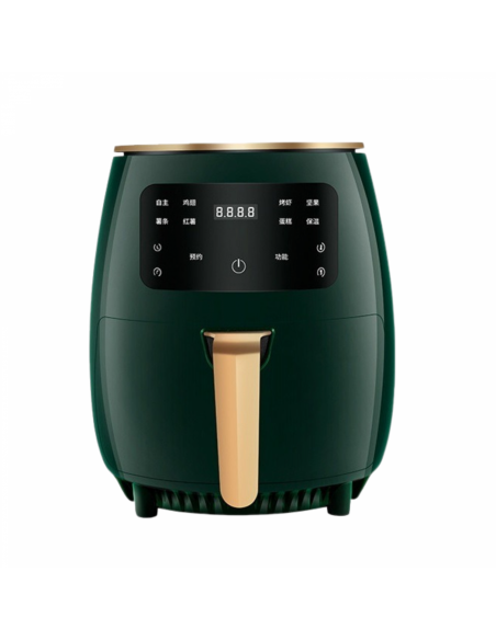 Cheffinger CF-AFRY4.5  Friteuse Numérique LED 1400W 4 5 litres Vert