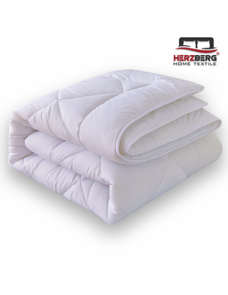 Herzberg HG-22067WD? Couette Blanche De Qualité Hôtelière 4 Étoiles 200x200cm