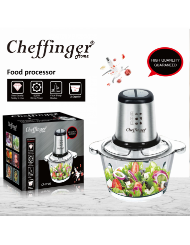 Cheffinger CF-FP500  Robot de cuisine 2L 500W