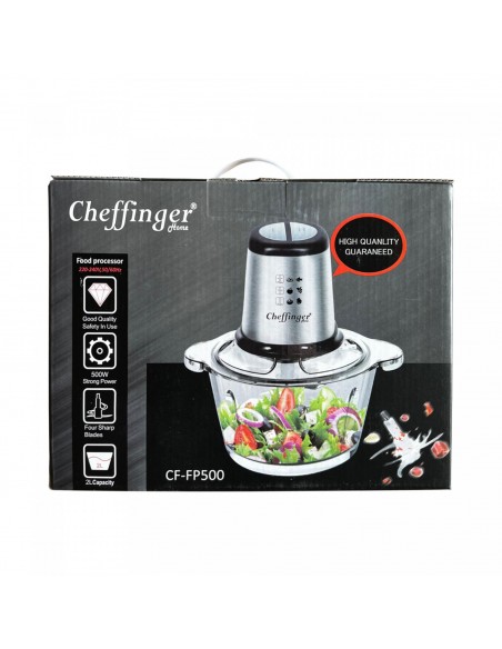 Cheffinger CF-FP500  Robot de cuisine 2L 500W