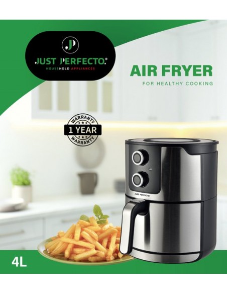Just Perfecto JL-05  Friteuse 1400W à double bouton de contrôle 4L