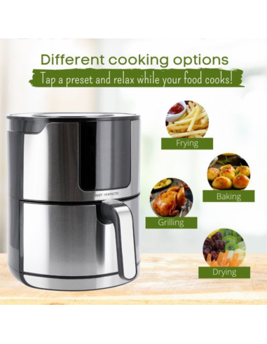 Just Perfecto JL-06  Friteuse à air 1400W avec écran tactile LED 4L