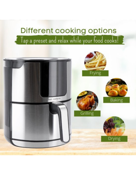 Just Perfecto JL-06  Friteuse à air 1400W avec écran tactile LED 4L