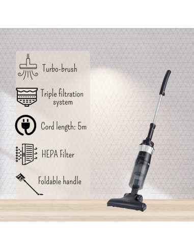 Just Perfecto JL-16  Aspirateur-balai 3-en-1 600W Noir