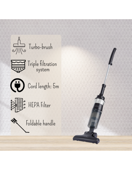 Just Perfecto JL-16  Aspirateur-balai 3-en-1 600W Noir