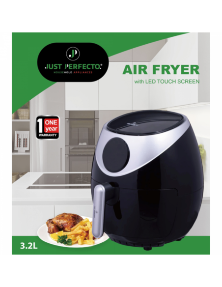 Just Perfecto JL-20  Friteuse à air chaud 1400W avec contrôle tactile LED 3.2L