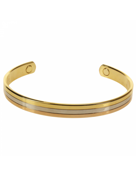 Wellys GD-027510 Bracelet magnétique tricolore Classique