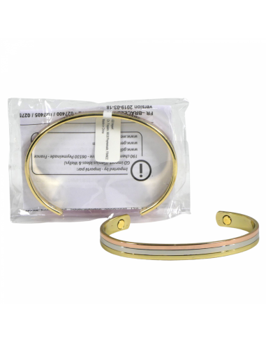 Wellys GD-027510 Bracelet magnétique tricolore Classique