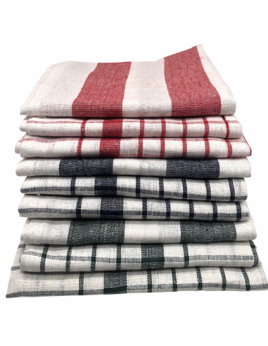 Cenocco CC-9068 Set d'essuie-tout en coton blanc 10 pièces 50x70cm