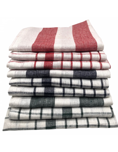 Cenocco CC-9068 Set d'essuie-tout en coton blanc 10 pièces 50x70cm