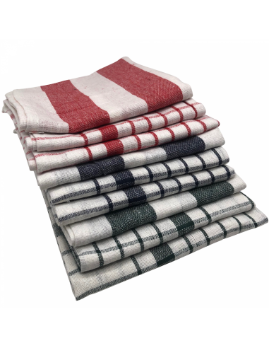 Cenocco CC-9068 Set d'essuie-tout en coton blanc 10 pièces 50x70cm