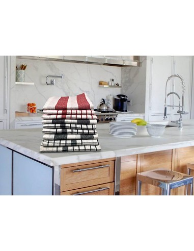 Cenocco CC-9068 Set d'essuie-tout en coton blanc 10 pièces 50x70cm