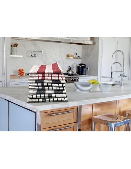 Cenocco CC-9068 Set d'essuie-tout en coton blanc 10 pièces 50x70cm