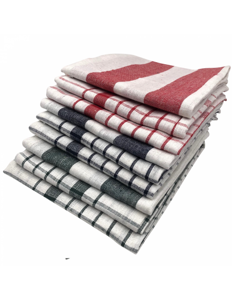 Cenocco CC-9068 Set d'essuie-tout en coton blanc 10 pièces 50x70cm