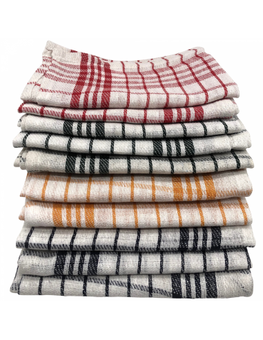 Cenocco CC-9067 Set d'essuie-tout en coton blanc 10 pièces 40x60cm