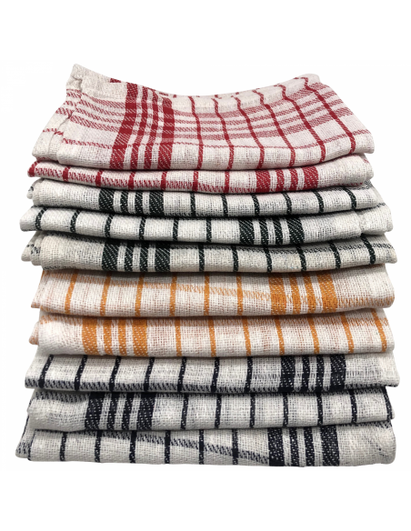 Cenocco CC-9067 Set d'essuie-tout en coton blanc 10 pièces 40x60cm