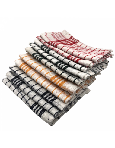 Cenocco CC-9067 Set d'essuie-tout en coton blanc 10 pièces 40x60cm