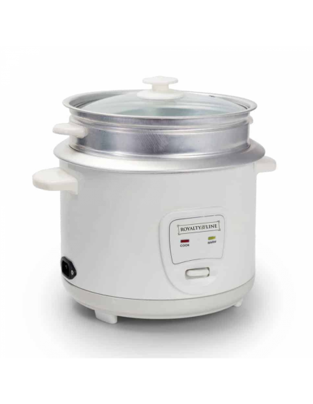 Royalty Line RL-RC18.10D Cuiseur à riz avec cuiseur vapeur 1 8L