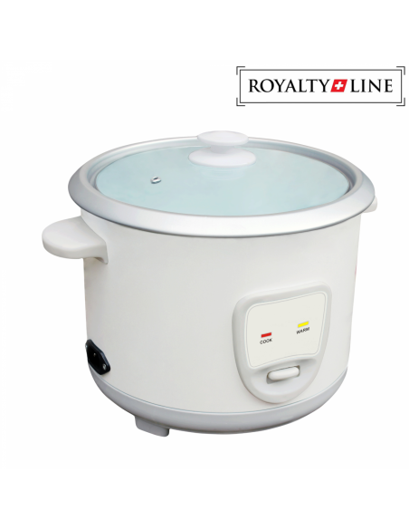 Royalty Line RL-RC18.10D Cuiseur à riz avec cuiseur vapeur 1 8L