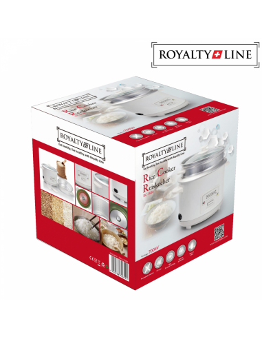 Royalty Line RL-RC18.10D Cuiseur à riz avec cuiseur vapeur 1 8L