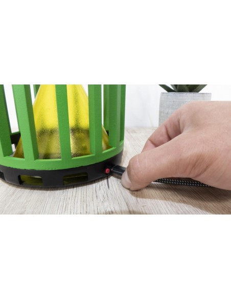 Genius Ideas GI-054561 Piège à insectes lumineux 'Cactus' FLYTRAP